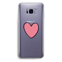 Hartje: Samsung Galaxy S8 Plus Transparant Hoesje