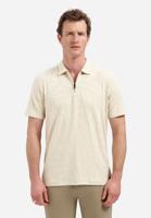 No- Excess Polo Half Zip Short Sleeve Jacquard 31380312 Poloshirts 045 Desert
