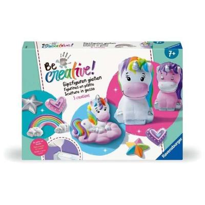 Be Creative Eenhoornfiguren, 10 objecten om te maken van gips, Decoratie, Creatieve vrijetijdsbesteding, Vanaf 7 jaar, Ravensburger