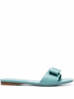 Ferragamo sandales à détail de nœud - Bleu
