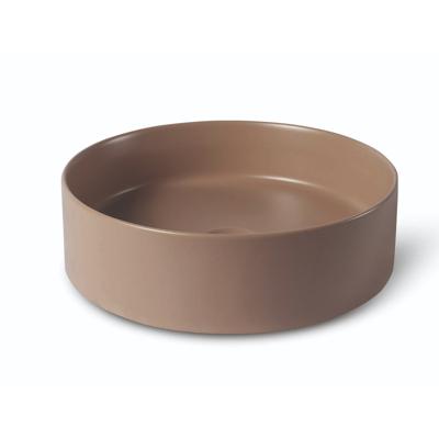 Waskom Luca Sanitair Ceramics Rond 39,4x39,4x11,5 Keramiek Mat Cappuccino Luca Sanitair