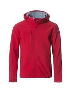 Clique 020912 Basic Hoody Softshell - Rood - S