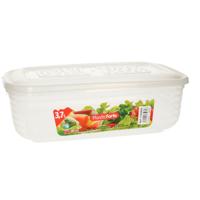 PlasticForte Vershoudbakje - vriezer en magnetron - 3,7L - kunststof - mealprep