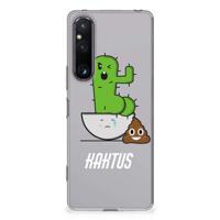 Sony Xperia 1 V Telefoonhoesje met Naam Cactus Poo