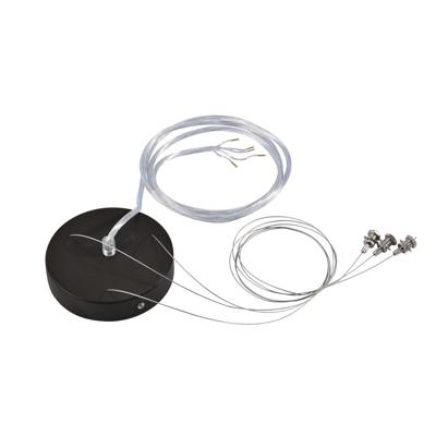 SLV Ophangset 1,5m voorMedo 2-lichts zwart - 135250