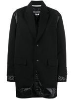 Junya Watanabe veste en laine à design superposé - Noir - thumbnail