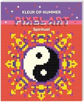 Kleurenboek op nummer Pixel Art - Spiritual