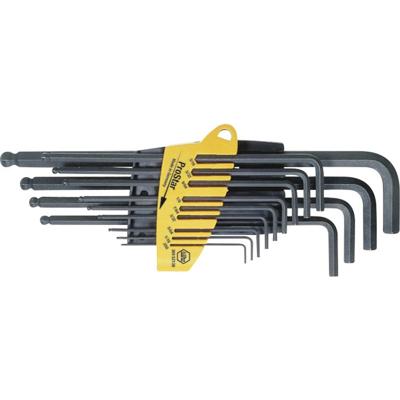 Wiha Inbus Haakse schroevendraaierset 0.05 inch, 1/16 inch, 5/64 inch, 3/32 inch, 7/64 inch, 1/8 inch, 9/64 inch, 5/32 inch, 3/16 inch, 7/32 inch, 1/4 inch,