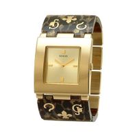Horlogeband Guess W12502L1 Kunststof/Plastic Bruin Horlogeband Guess W12502L1 Kunststof/Plastic Bruin