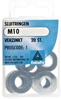 Sluitringen m10 verz 20st - Deltafix