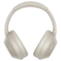 Sony WH1000XM4S.CE7 Over Ear koptelefoon Bluetooth, Draadloos Zilver Noise Cancelling Touchbesturing