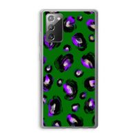 Green Cheetah: Samsung Galaxy Note 20 / Note 20 5G Transparant Hoesje