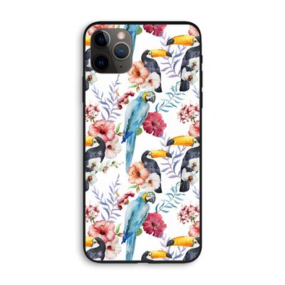 Bloemen tukan: iPhone 11 Pro Max Biologisch afbreekbaar hoesje