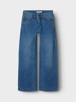 Name it winter jeansbroek meisjes - blauw - wide leg fit - NkfRose