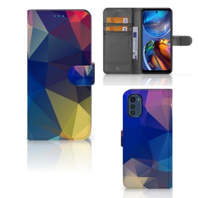 Motorola Moto E32 | Moto E32s | Book Case | Polygon Dark