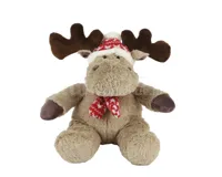 Pluche Rendier Knuffel Taupe 25cm