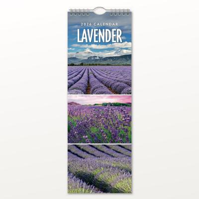 Lavendel Slimline Kalender 2026