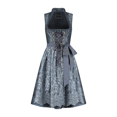 Dirndl Jacquard nachtblauw met glitter