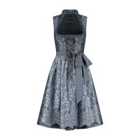 Dirndl Jacquard nachtblauw met glitter