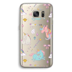 Fantasiewereld: Samsung Galaxy S7 Transparant Hoesje