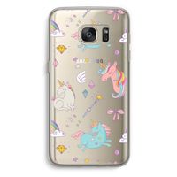 Fantasiewereld: Samsung Galaxy S7 Transparant Hoesje