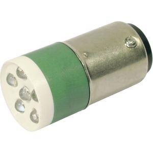 CML 18640351 LED-signaallamp Groen BA15d 24 V/DC, 24 V/AC 3150 mcd