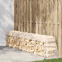 VidaXL Doorzichtig zeildoek met zeilringen 1x6 m polyethyleen