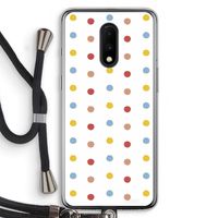 Bollen: OnePlus 7 Transparant Hoesje met koord