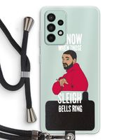 Sleigh Bells Ring: Samsung Galaxy A52s 5G Transparant Hoesje met koord