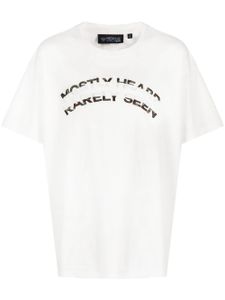 Mostly Heard Rarely Seen t-shirt à logo embossé - Blanc