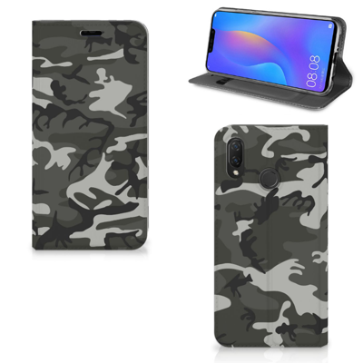 Huawei P Smart Plus | Hoesje met Magneet | Army Light