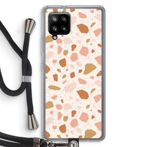Terrazzo N°18: Samsung Galaxy A42 5G Transparant Hoesje met koord
