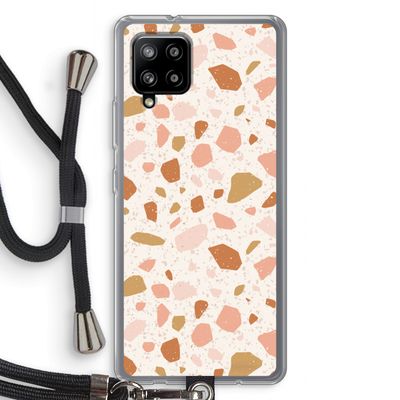 Terrazzo N°18: Samsung Galaxy A42 5G Transparant Hoesje met koord