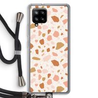 Terrazzo N°18: Samsung Galaxy A42 5G Transparant Hoesje met koord