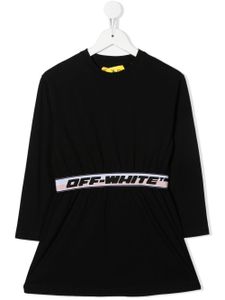 Off-White Kids robe courte à taille logo - Noir