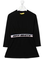 Off-White Kids robe courte à taille logo - Noir