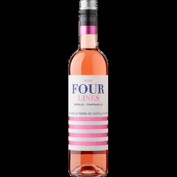 Four Lines Rose Verdejo Tempranillo 750ML bij Jumbo