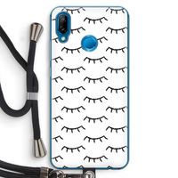 Wimpers: Huawei P20 Lite Transparant Hoesje met koord
