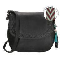 Micmacbags Schoudertas met Overslag Friendship Zwart