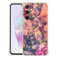 Samsung Galaxy A56 Hoesje - Bosje Bloemen TPU Antishock Samsung Galaxy A56 Hoesje - Bosje Bloemen TPU Antishock