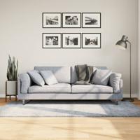VidaXL Vloerkleed pamplona shaggy hoogpolig modern 100x200 cm blauw
