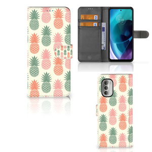 Motorola Moto G51 5G Book Cover Ananas