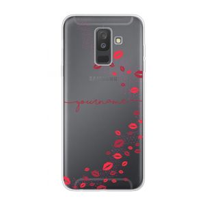 Kusjes: Samsung Galaxy A6 Plus (2018) Transparant Hoesje