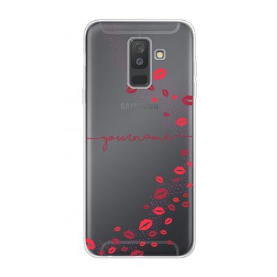 Kusjes: Samsung Galaxy A6 Plus (2018) Transparant Hoesje