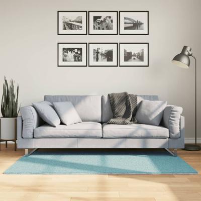 VidaXL Vloerkleed oviedo laagpolig 80x150 cm groen