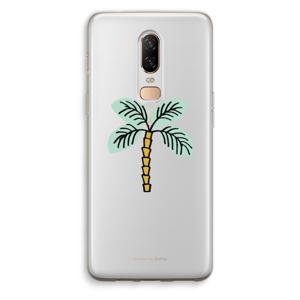 Palmboom: OnePlus 6 Transparant Hoesje