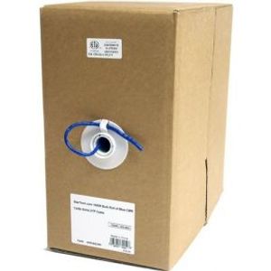 StarTech.com 304,8 m bulkrol blauw CMR Cat5e massieve UTP-kabel