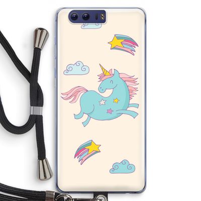 Vliegende eenhoorn: Honor 9 Transparant Hoesje met koord