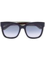 Gucci Eyewear lunettes de soleil à monture carrée - Noir