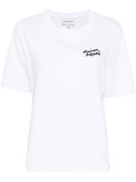 Maison Kitsuné t-shirt en coton à logo brodé - Blanc - thumbnail